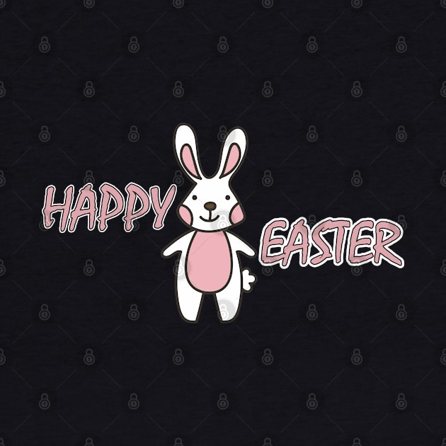 A Happy Easter - Cute Easter bunny by SPAZE